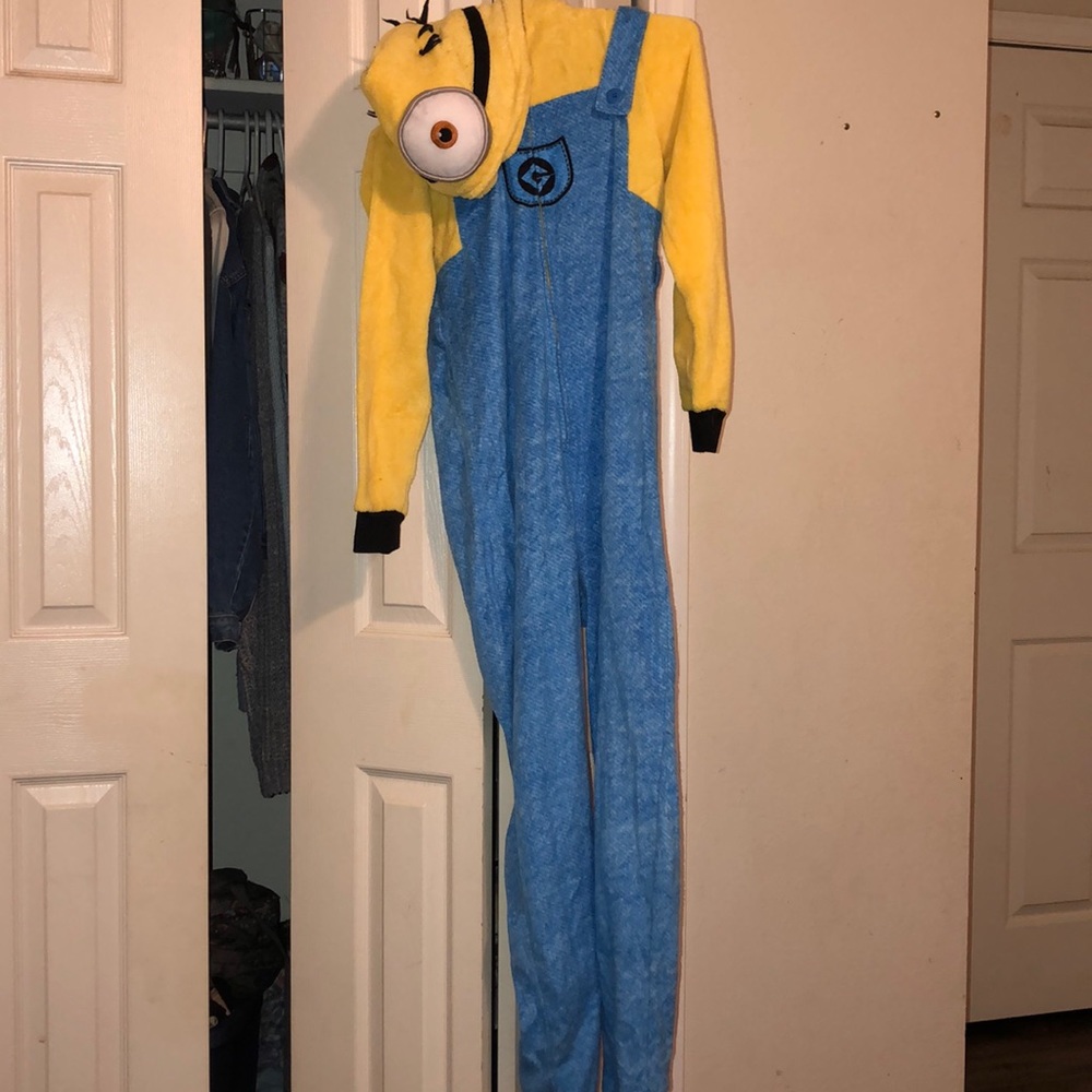 Girls Junior Minion Onesie